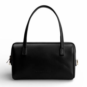 PORTLAND LEATHER Sloan Doctor Bag Black Oversized